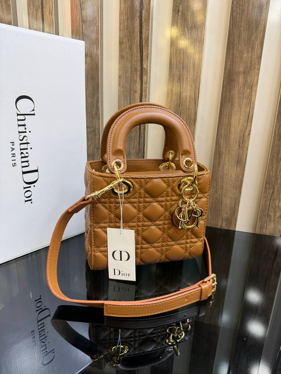 DIOR LADY medium ταμπα