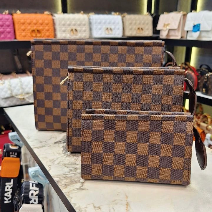 Louis Vuitton trio toiletry pouch