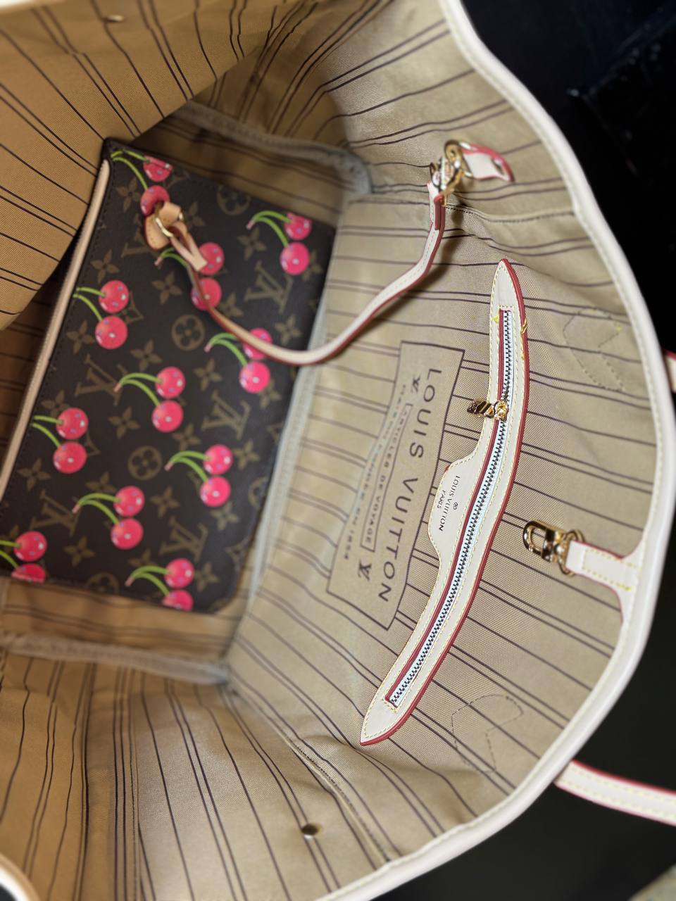 LV NEVERFULL MONOGRAM 🍒🍒🍒