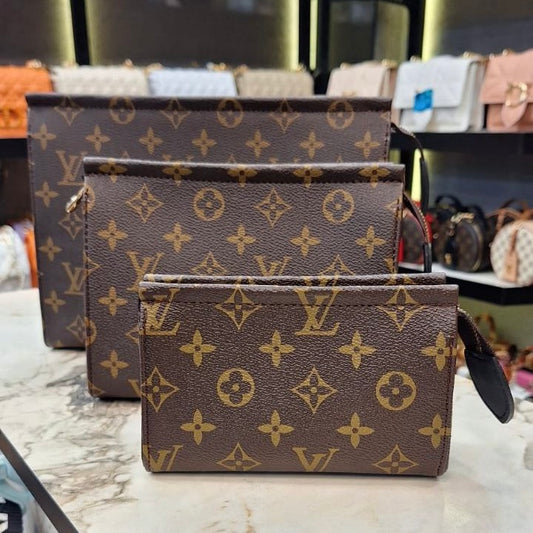 Louis Vuitton trio toiletry pouch