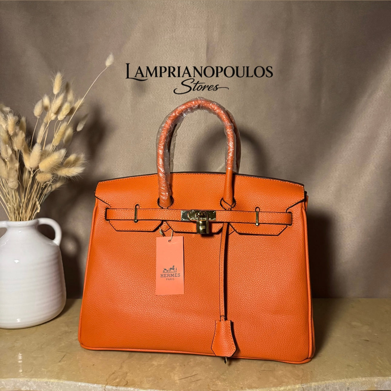 Hermes Birkin orange leather edition