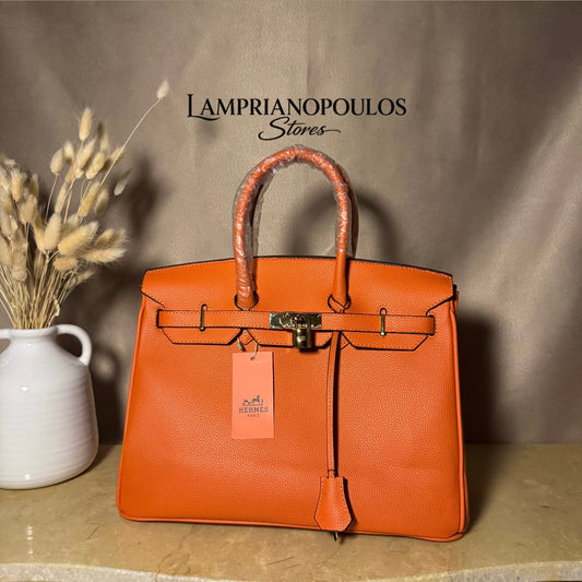 Hermes Birkin orange leather edition