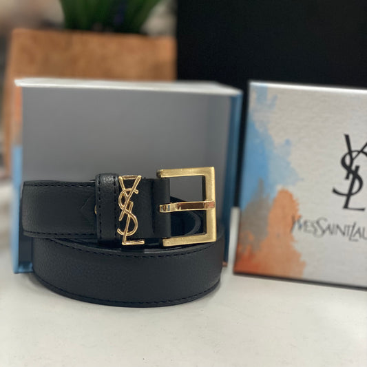 YSL Ζώνη δερμάτινη