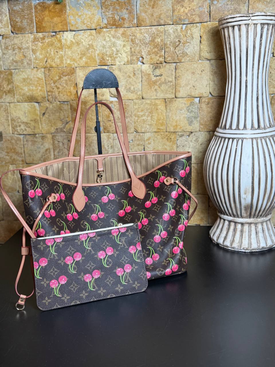 LV NEVERFULL MONOGRAM 🍒🍒🍒