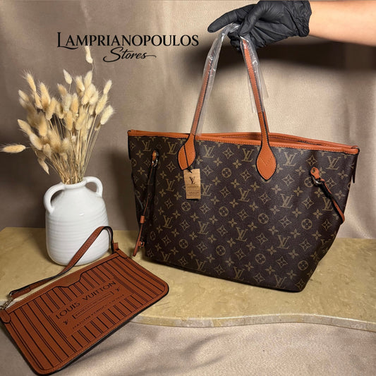 LOUIS VUITTON NEVERFULL INSIDE MM Τσάντα διπλής όψης