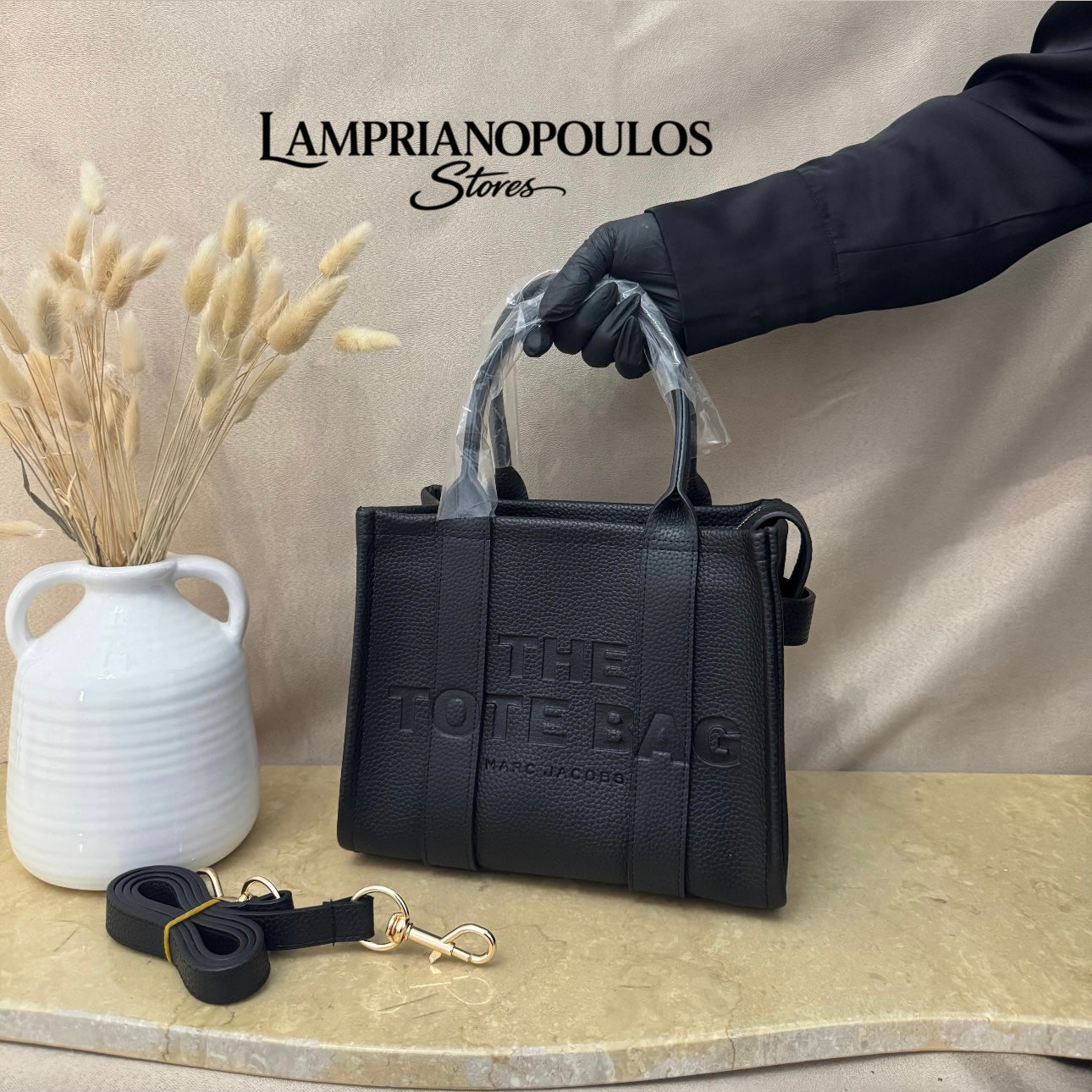 MARC JACOBS TOTEBAG BLACK(SMALL)