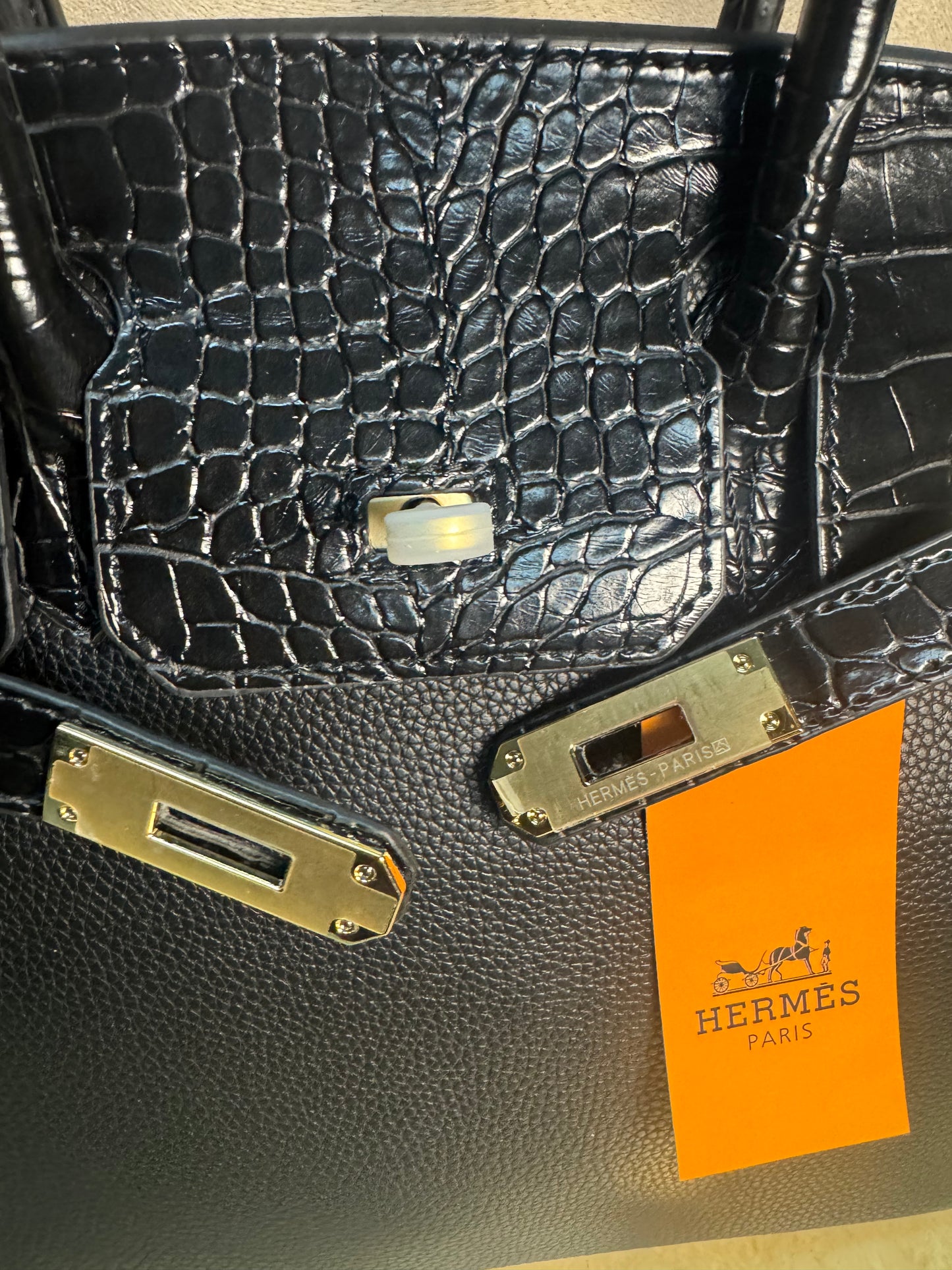 Hermes Birkin Κρόκο ￼￼￼