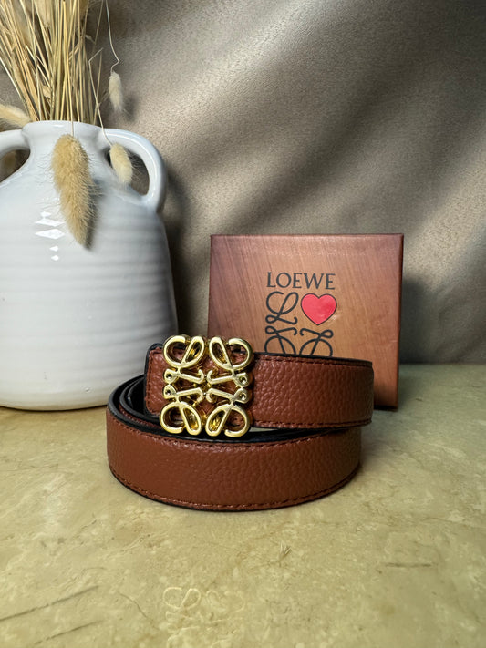 LOEWE Δερμάτινη ζώνη διπλής όψης￼