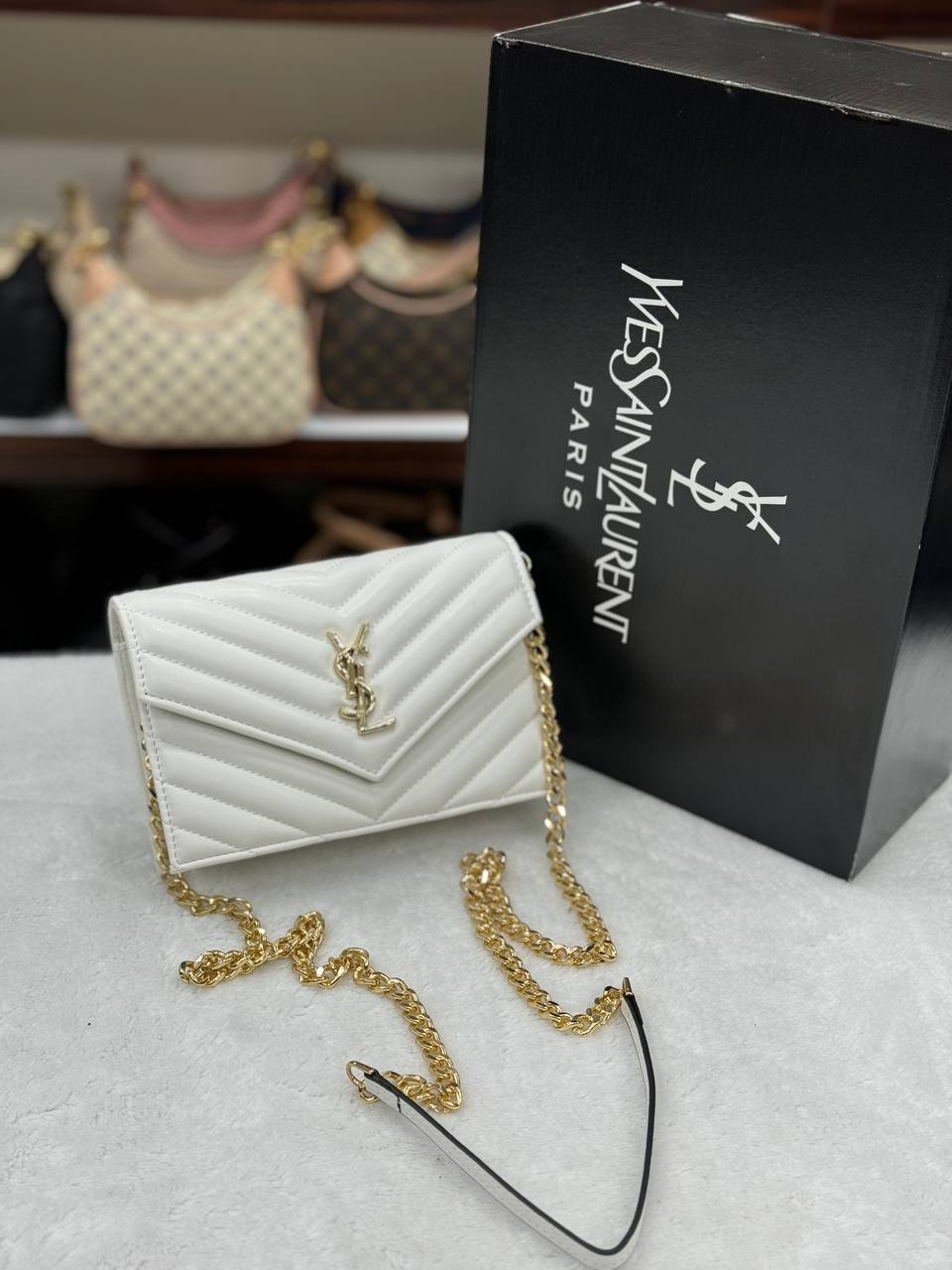 Yves Saint Laurent (YSL) Quilted Shoulder Bag