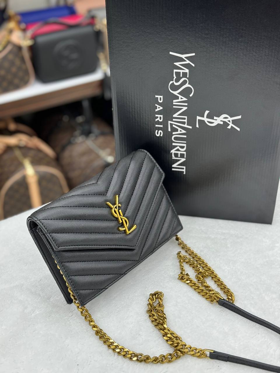 Yves Saint Laurent (YSL) Quilted Shoulder Bag